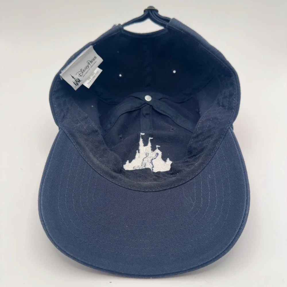 Disney Parks Cinderella Castle Micky & Walt Disney Navy Blue Baseball Cap Hat